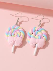 Lollipop Charm Drop Earrings