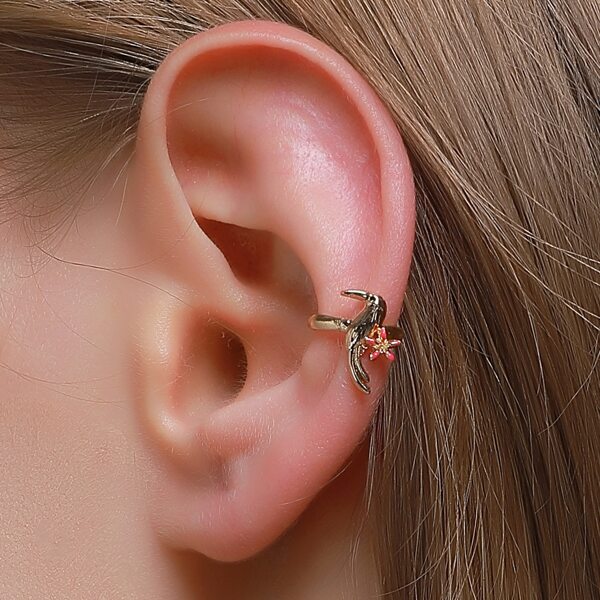 

Bird Design Ear Cuff, Gold