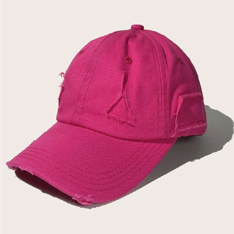 

Plain Baseball Cap, Rose red