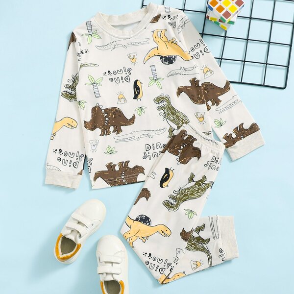 

Toddler Boys Cartoon Graphic PJ Set, Multicolor