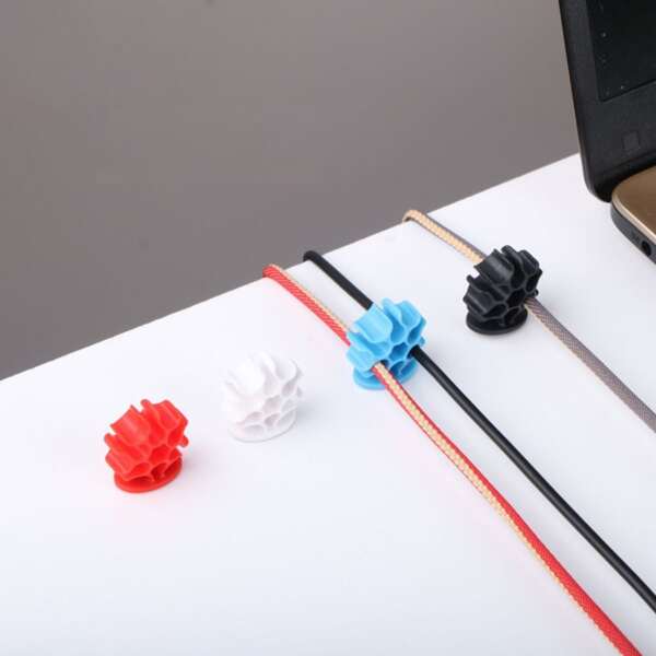 

2pcs Random Color Data Cable Organizer, Multicolor