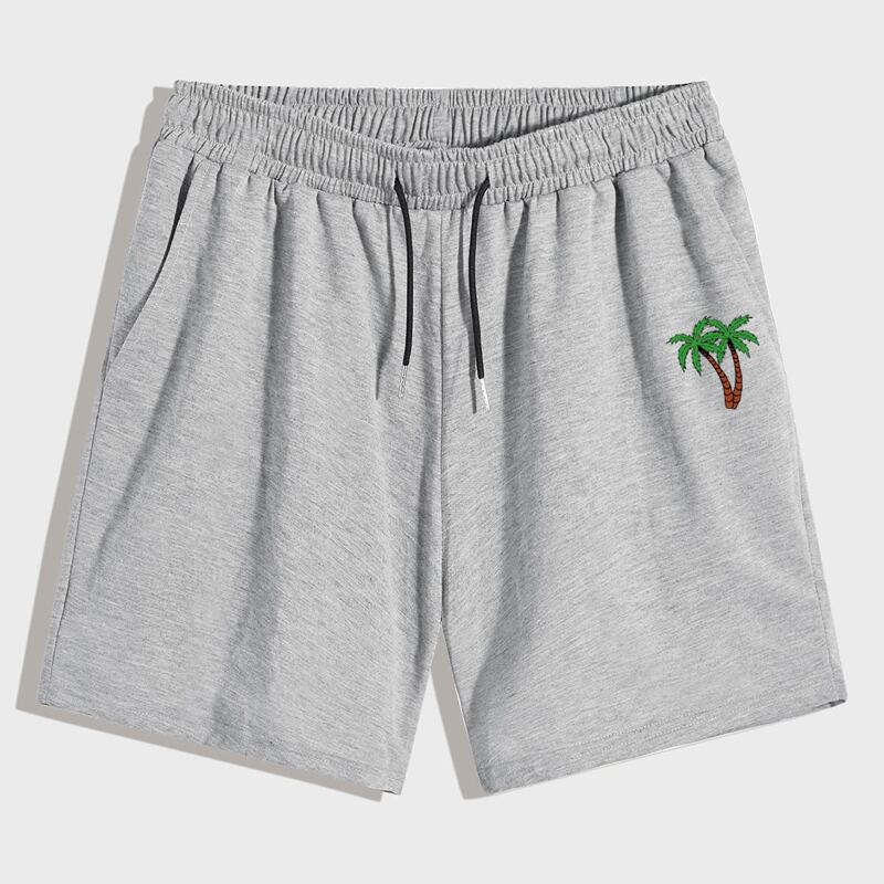 

Guys Tropical Graphic Shorts, Light grey