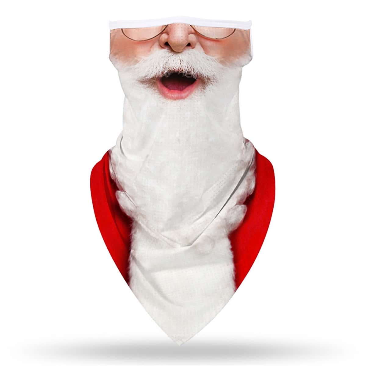 

Guys Christmas Figure Graphic Sun Protection For The Face, Multicolor