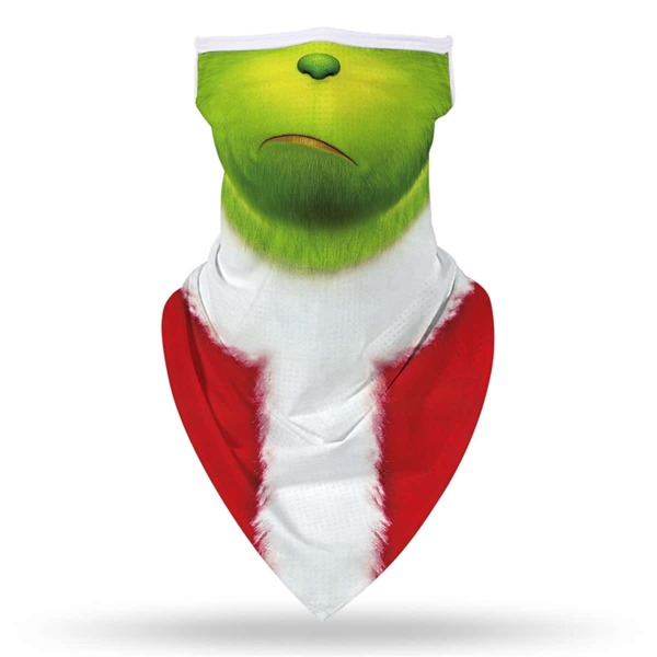 

Men Christmas Figure Graphic Sun Protection For The Face, Multicolor