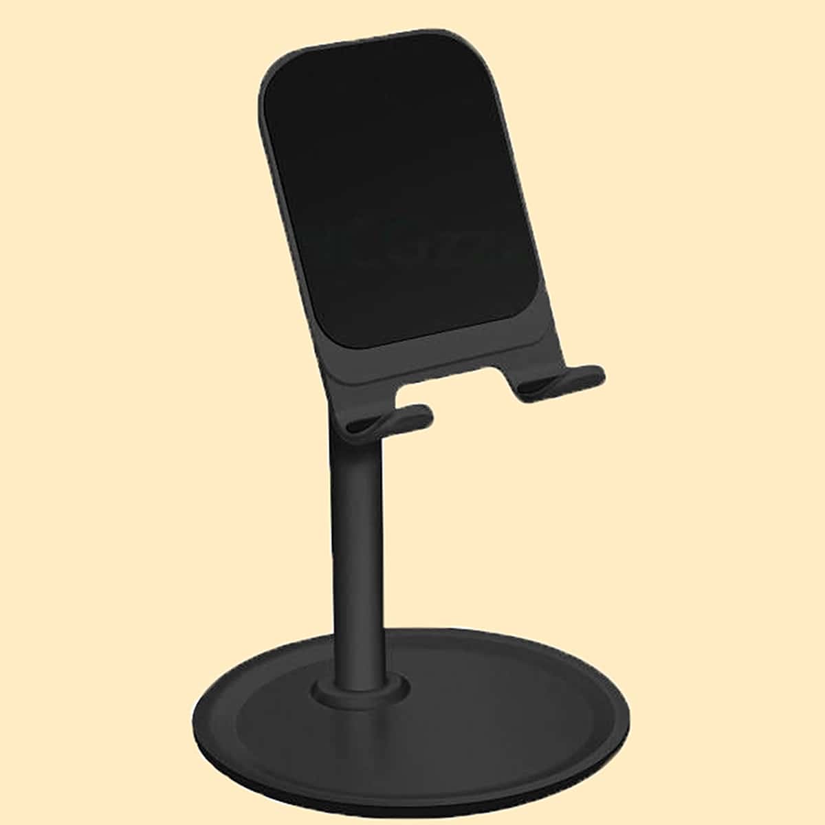 

1pc Desktop Phone Holder, Black