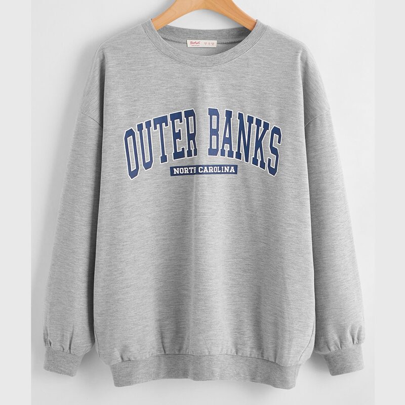 

Letter Graphic Sweatshirt, Light grey