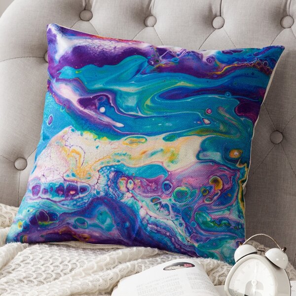 

Graphic Print Cushion Cover Without Filler, Multicolor