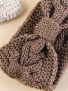 2pcs Bow Knitted Headband - Multicolor - View 3