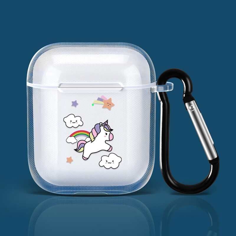 

Unicorn Pattern Clear Airpods Case