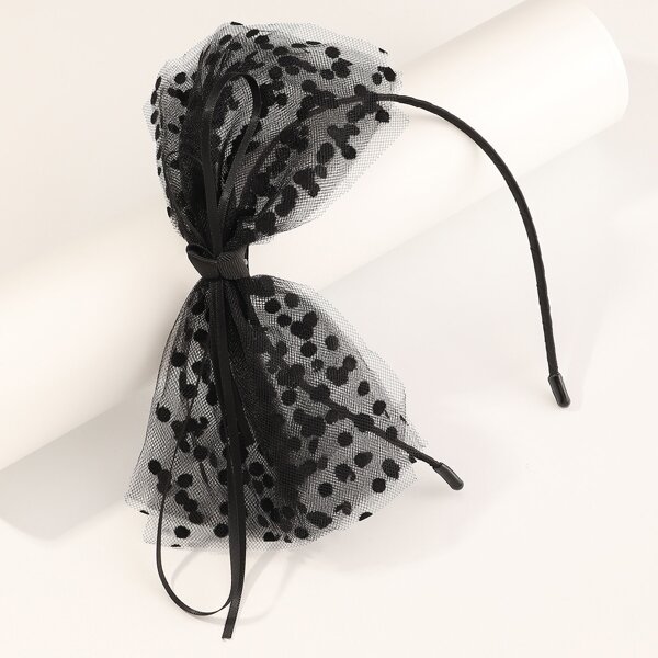 

Toddler Girls Bow Knot Hair Hoop, Black