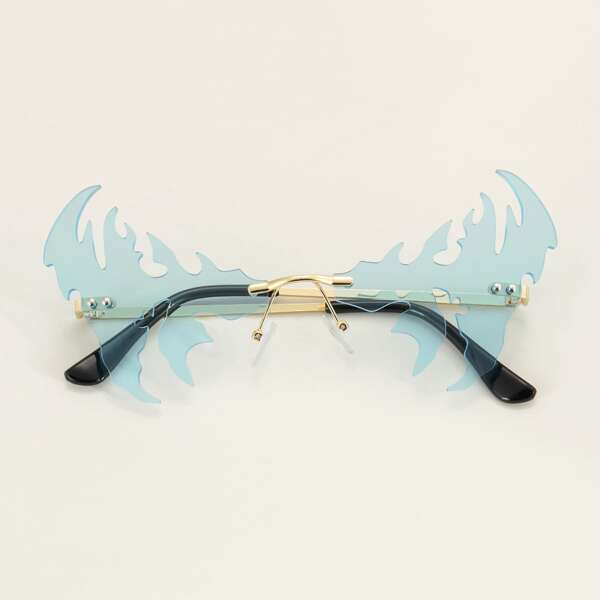 

Novelty Lens Rimless Sunglasses