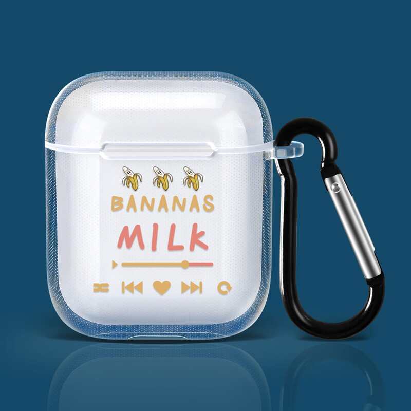 

Fruit Print Clear Airpods Case