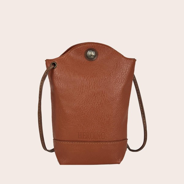 

Stitch Detail Crossbody Bag, Brown