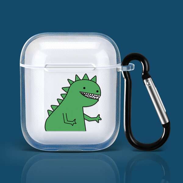 

Dinosaur Pattern Clear Airpods Case