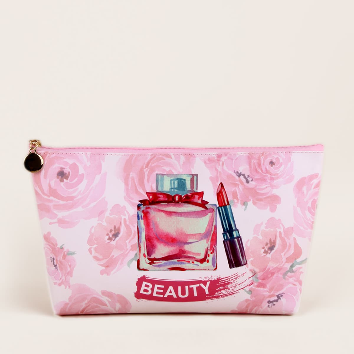 

Perfume Pattern Makeup Bag, Multicolor