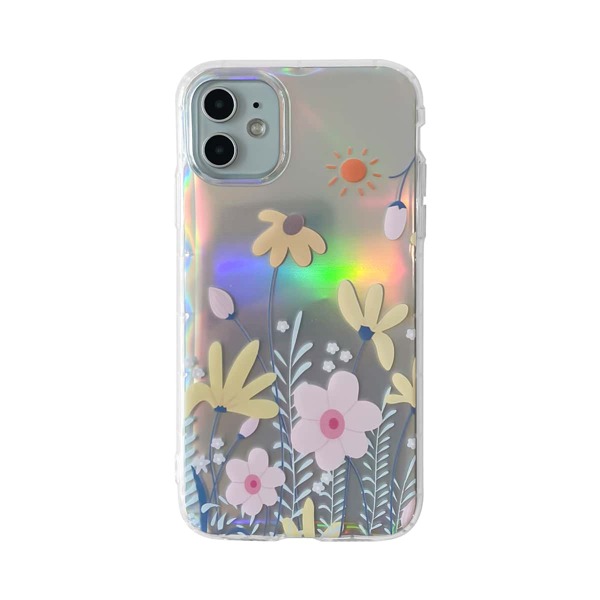 

Чехол для iPhone с цветочным рисунком, Многоцветный