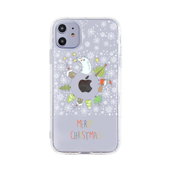 

Christmas Print iPhone Case, Clear