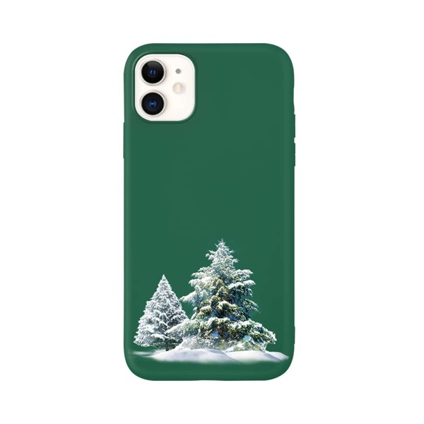 

Чехол для iPhone с принтом сосны, Многоцветный