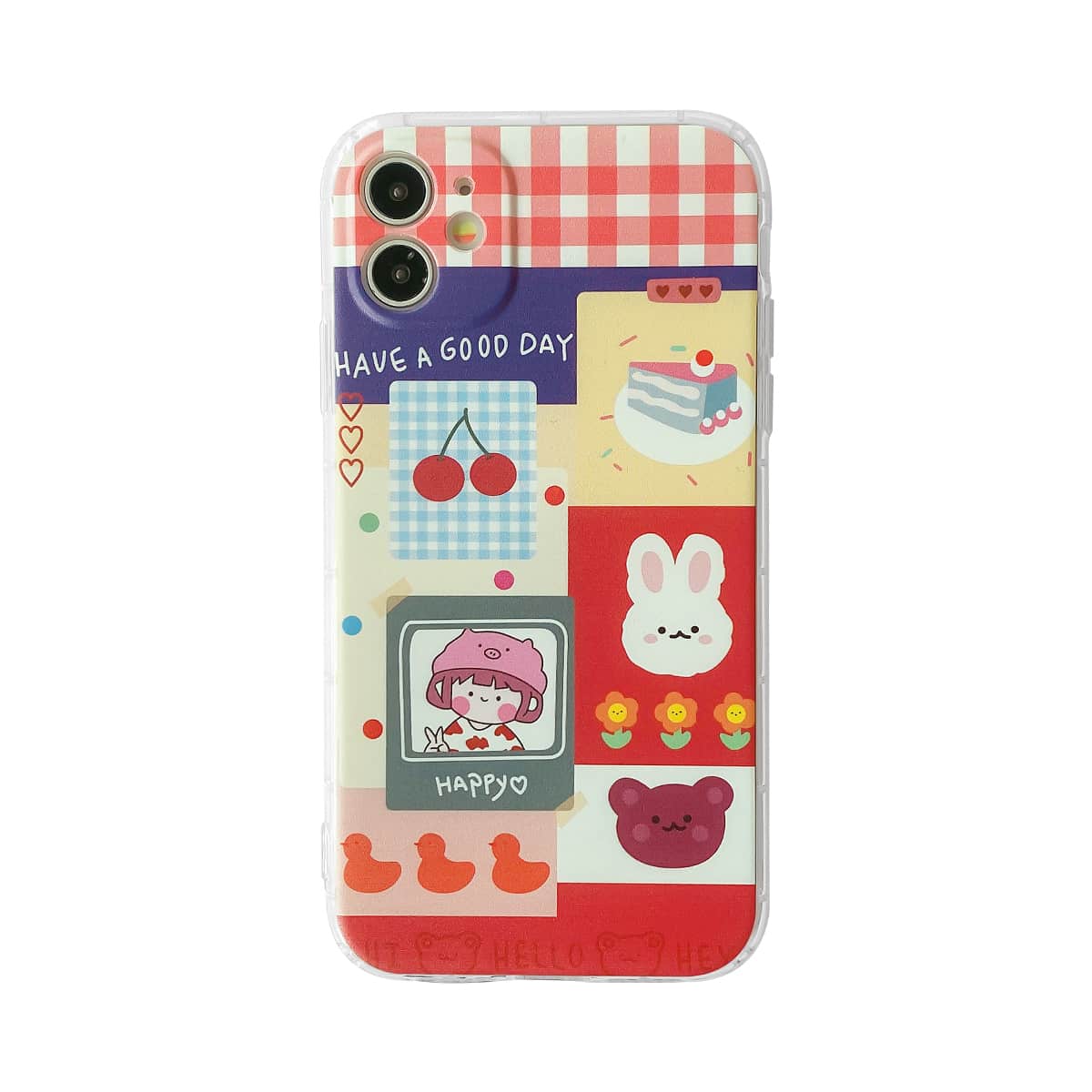 

Cartoon Graphic iPhone Case, Multicolor