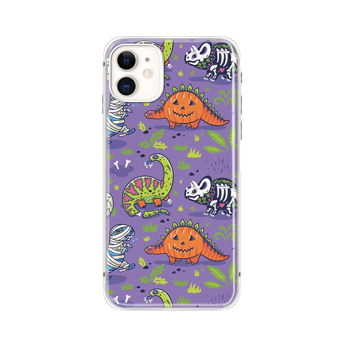 

Halloween Dinosaur Print Phone Case, Multicolor
