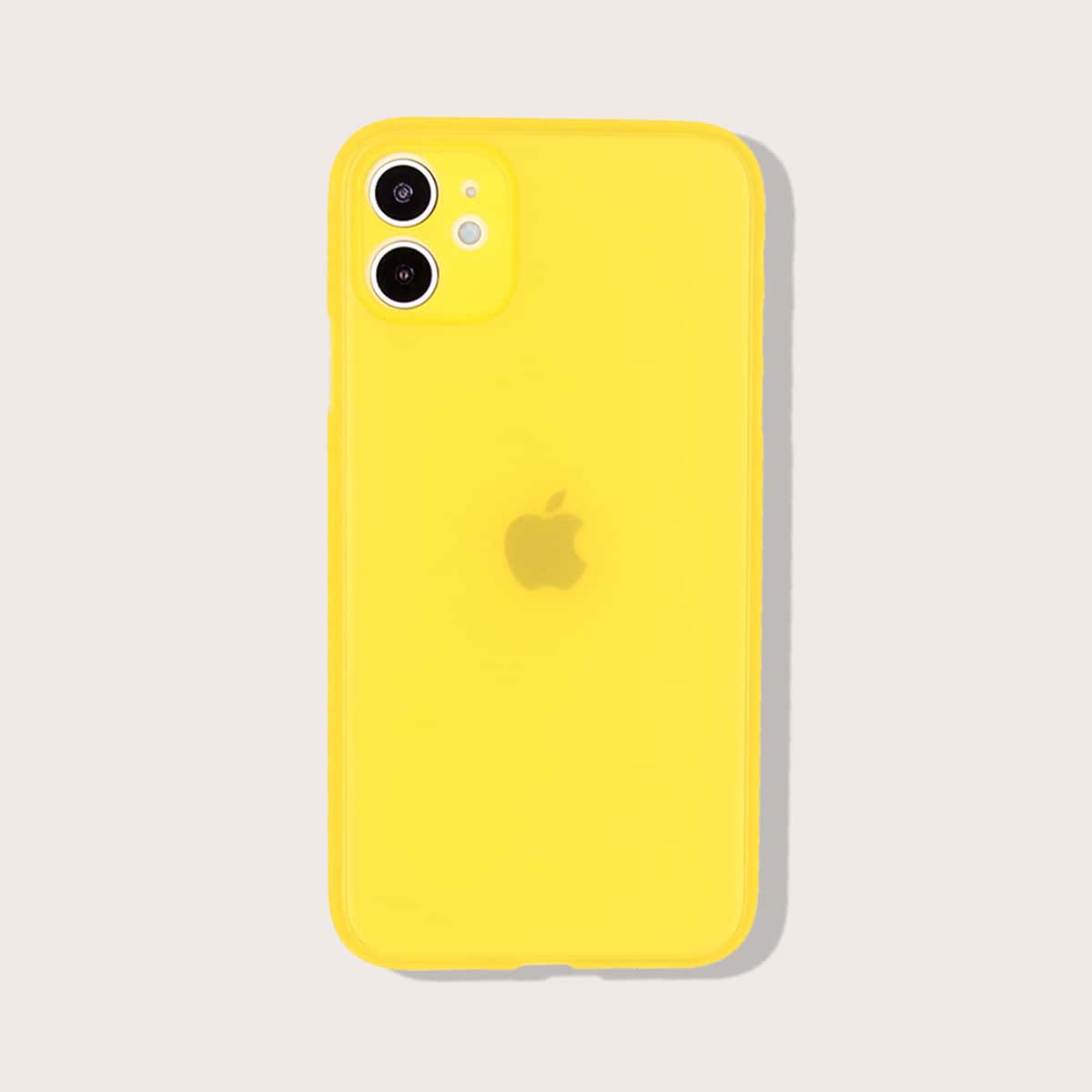

Ultra Thin Solid iPhone Case, Yellow bright