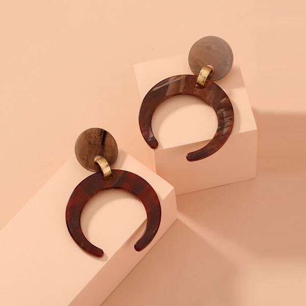 

Moon Drop Earrings, Multicolor