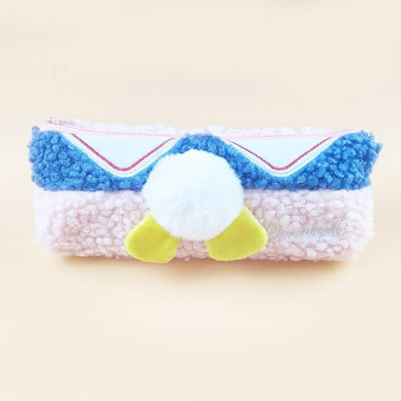 

1pc Cartoon Plush Pencil Bag, Multicolor