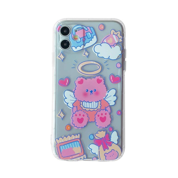 

Cartoon Graphic iPhone Case, Multicolor