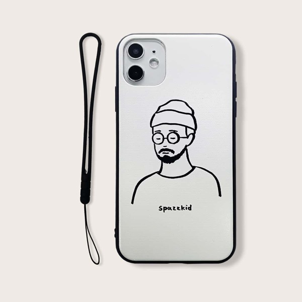 

Чехол для iPhone с оригинальным рисунком, Белый
