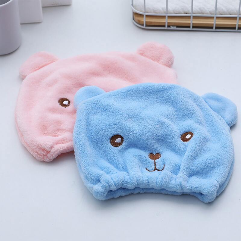 

1pc Cartoon Hair Drying Cap, Multicolor