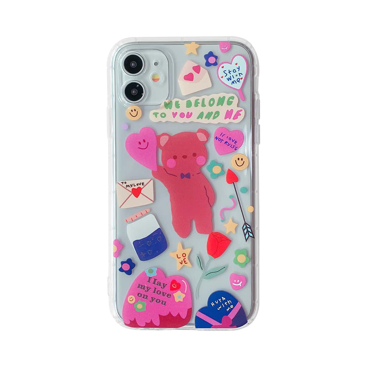 

Cartoon Graphic iPhone Case, Multicolor