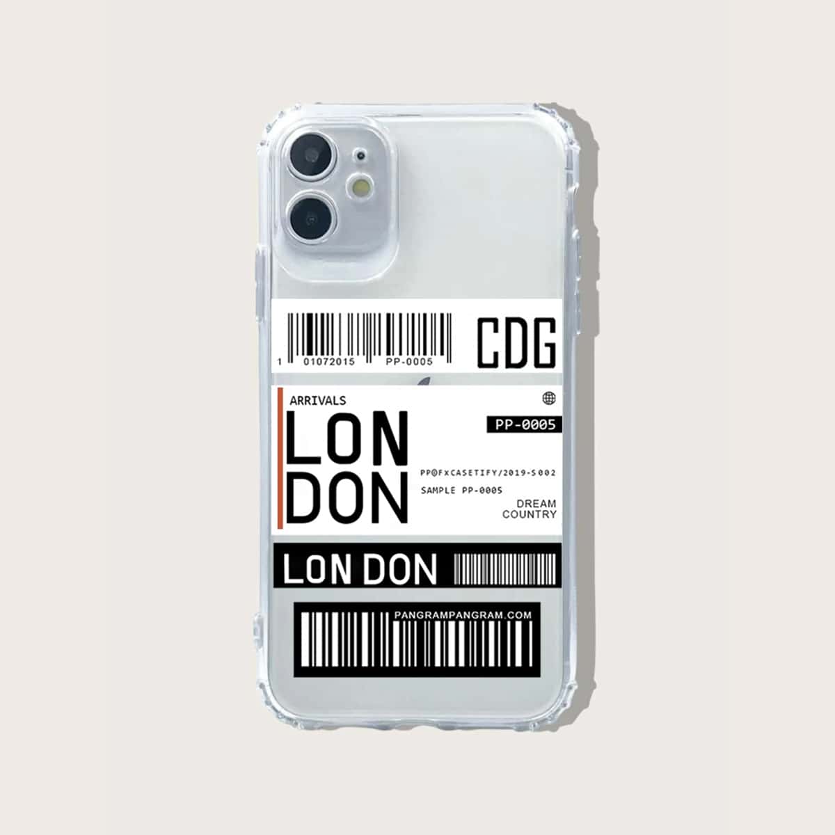 

Ticket Pattern iPhone Case, Multicolor