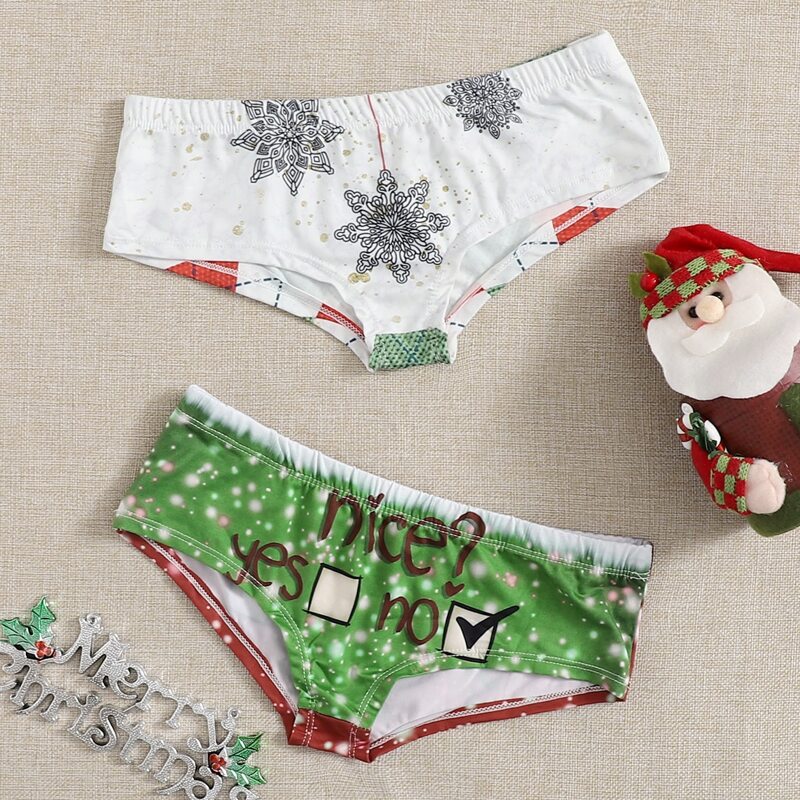 

2pack Christmas Print Pants Set, Multicolor