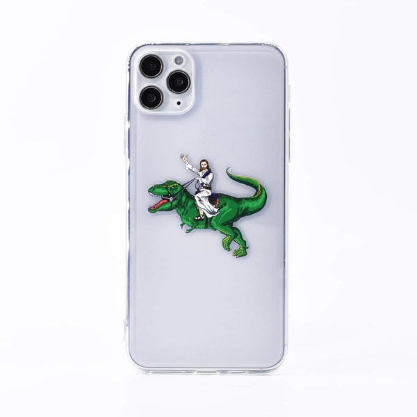

Чехол для iPhone с мультипликационным рисунком, Прозрачный