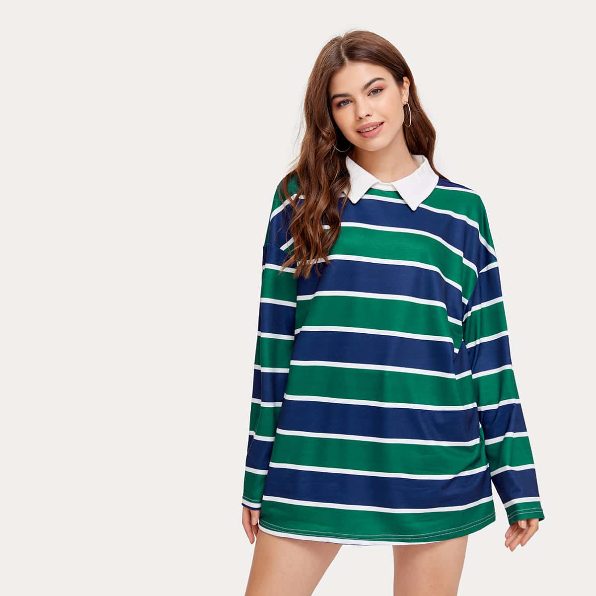

Striped Oversized Tee, Multicolor