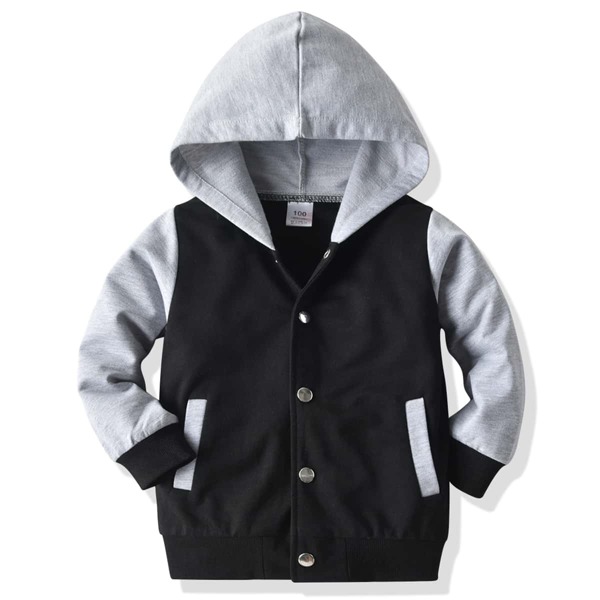 

Toddler Boys Color-block Hooded Jacket, Multicolor