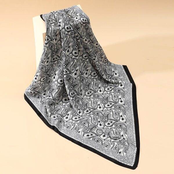 

Paisley Pattern Bandana, Black