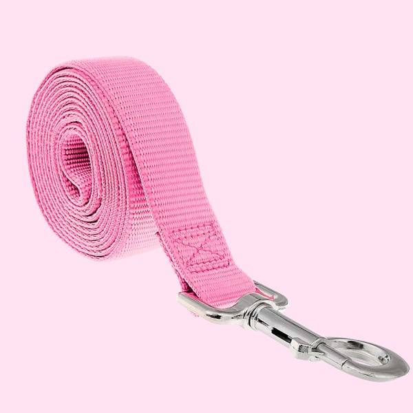 

1pc Solid Dog Leash, Pink