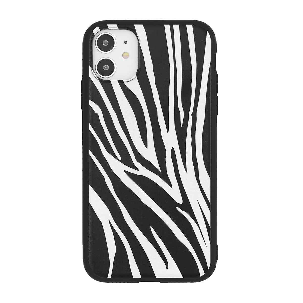 

Zebra Stripe iPhone Case, Black and white
