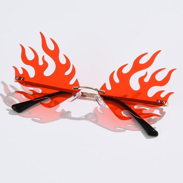 

Rimless Fire Frame Sunglasses