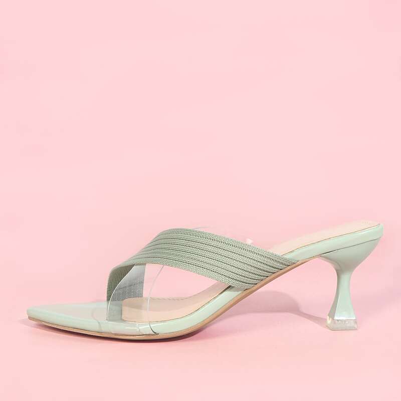

Criss Cross Mules, Green