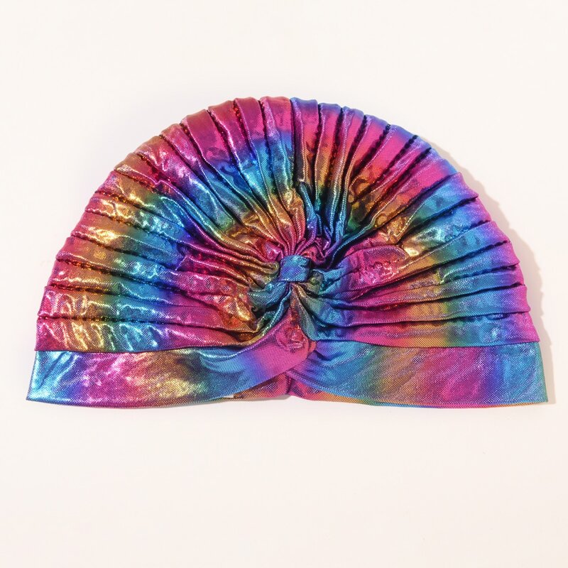 

Color Block Turban Hat, Multicolor
