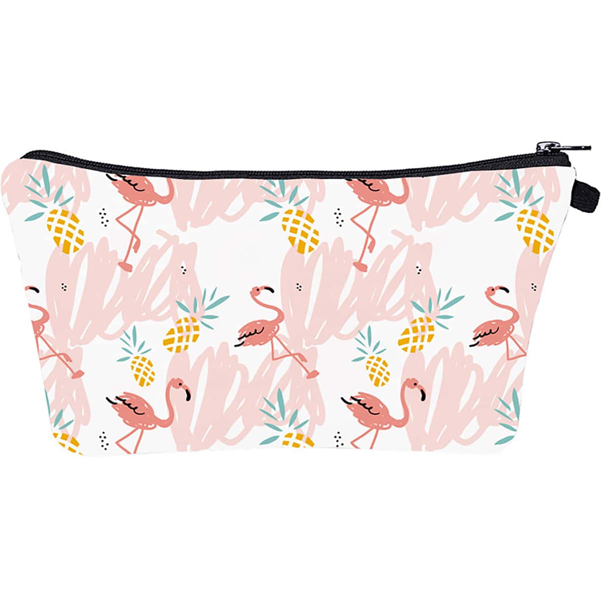 

1pc Flamingo Print Pencil Bag, Multicolor