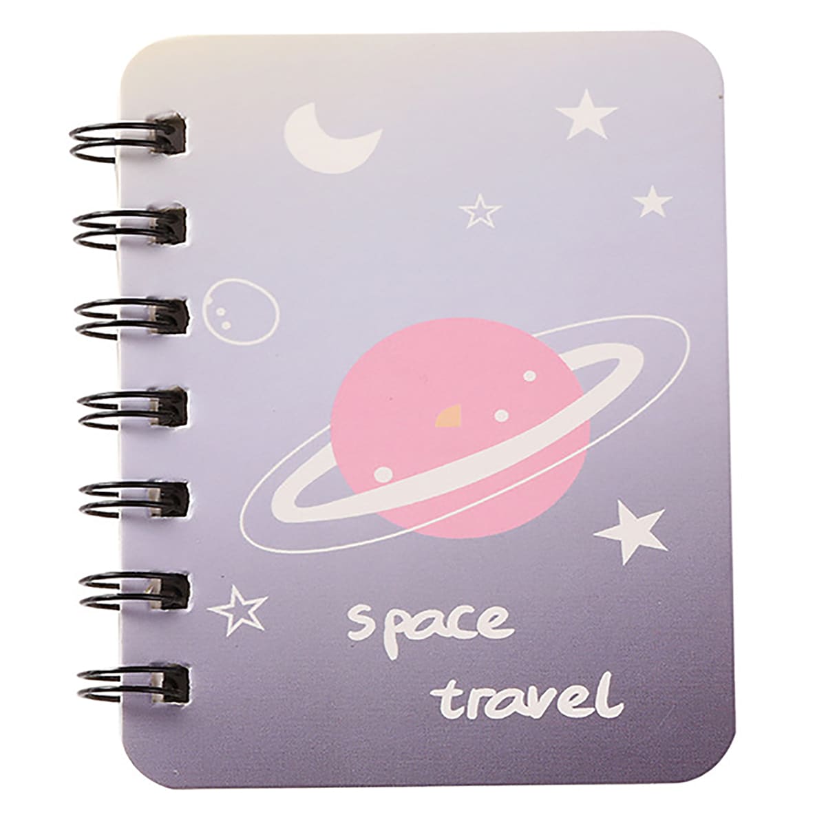 

1pack Planet Print Cover Notebook, Multicolor