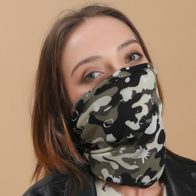 

Camo Sun Protection For The Face, Multicolor