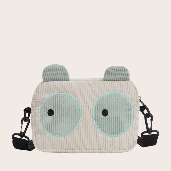 

Kids Cartoon Design Crossbody Bag, Green