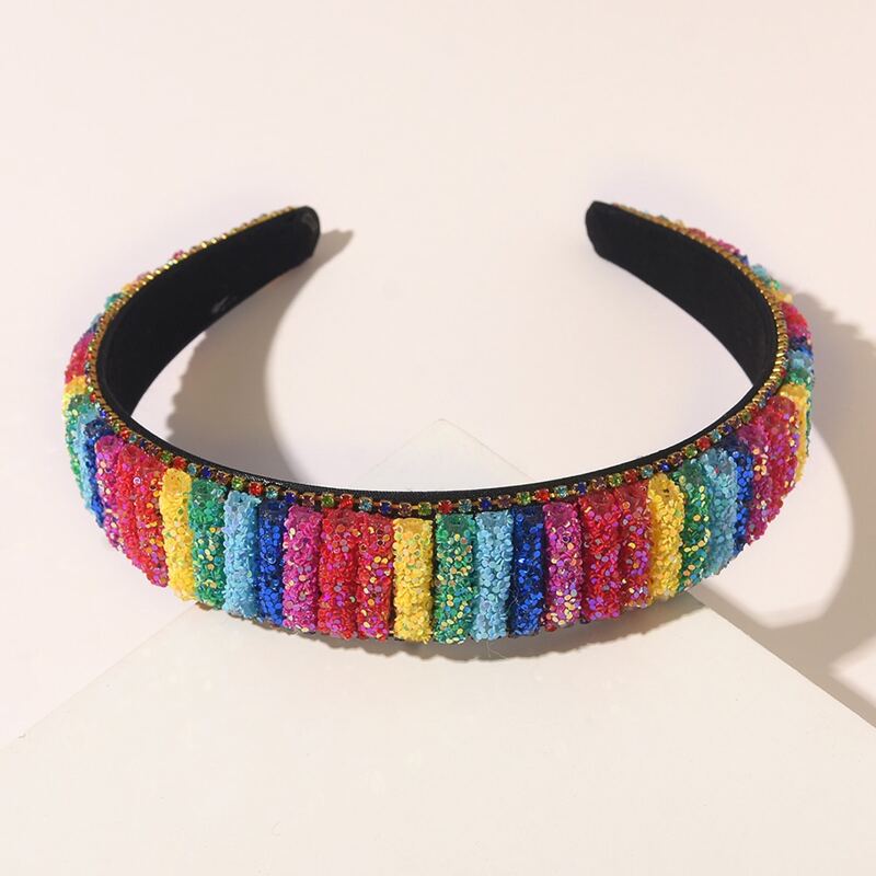 

Sequins Decor Hair Hoop, Multicolor