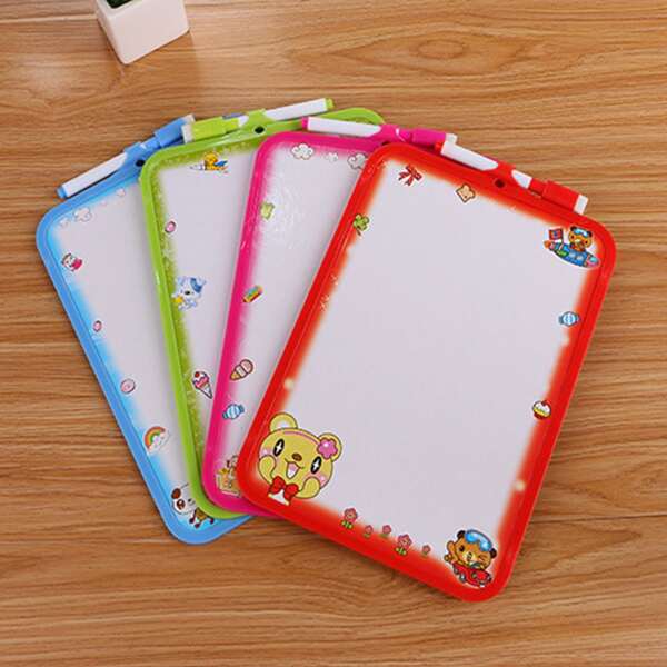 

1pc Cartoon Graphic Random Drawing Board, Multicolor
