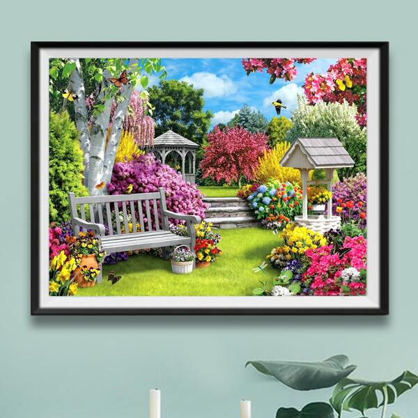 

Scenery Pattern Diamond Painting Without Frame, Multicolor