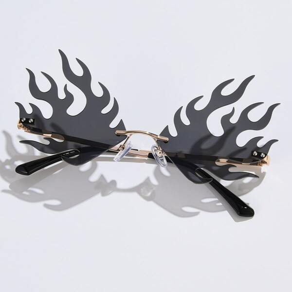 

Rimless Fire Frame Sunglasses